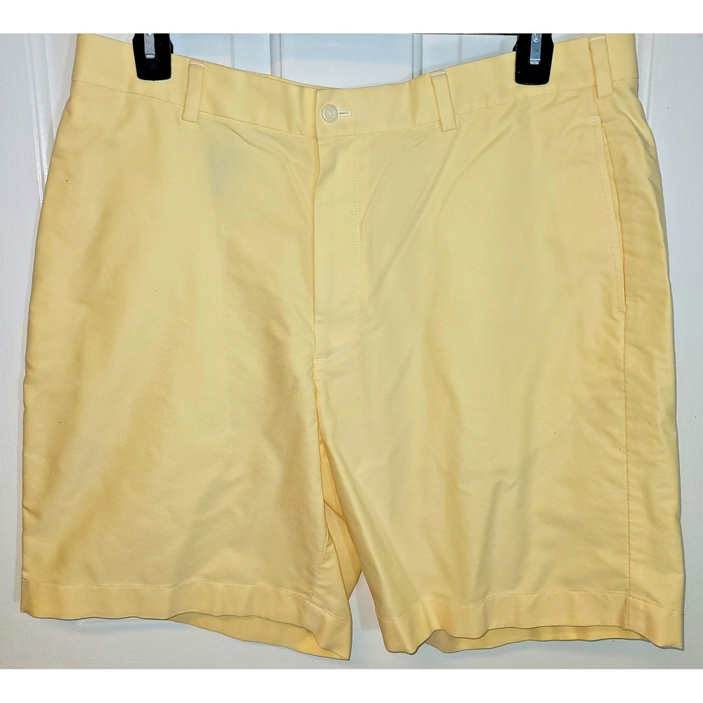 Brooks Brothers 346 Shorts Sz 38 Mens Butter Yellow Chino Preppy Business Casual